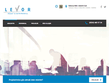 Tablet Screenshot of levorinsaat.com